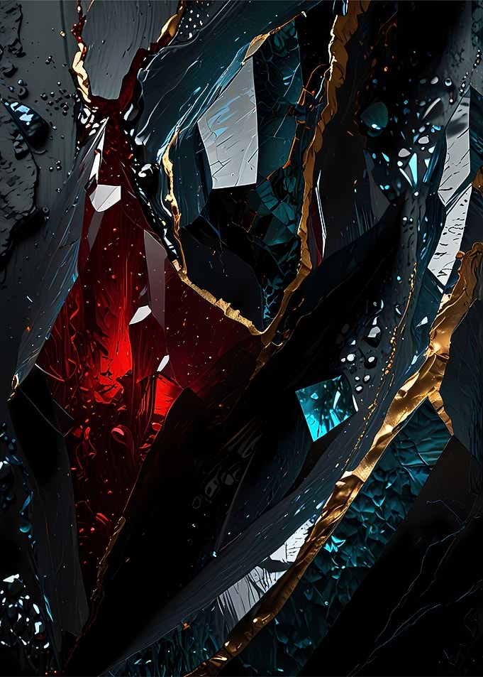 Abstract Crystal Formation