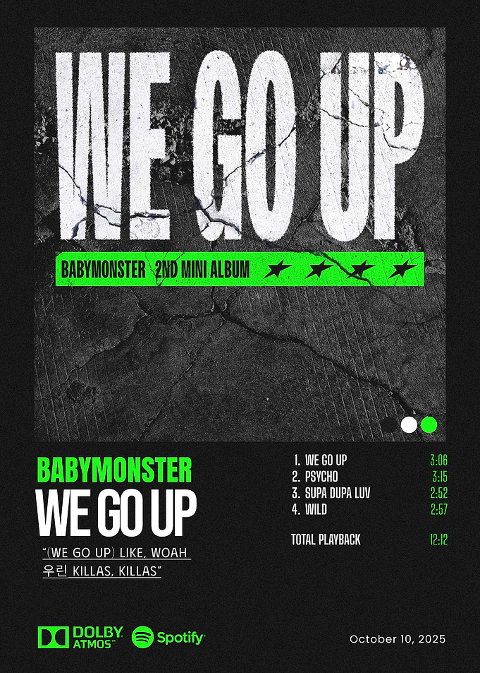 BABYMONSTER WE GO UP Album Art