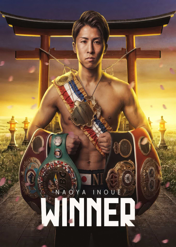 Naoya Inoue Winner Boxing Poster