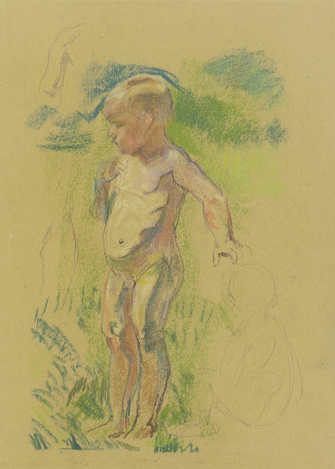 Child in Nature Sketch