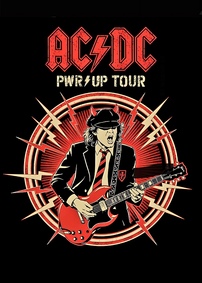 AC/DC PWR UP Tour Graphic