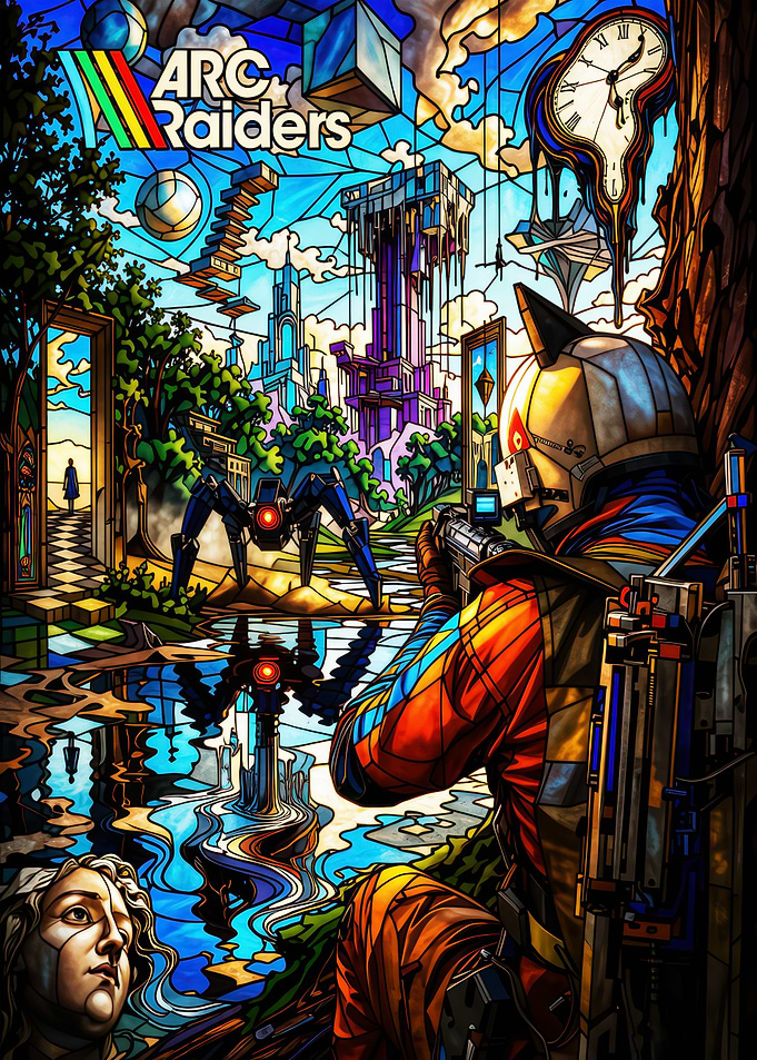 Arc Raiders Stained Glass Art