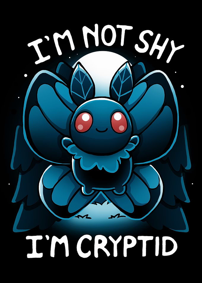 Mothman Cryptid Funny Quote