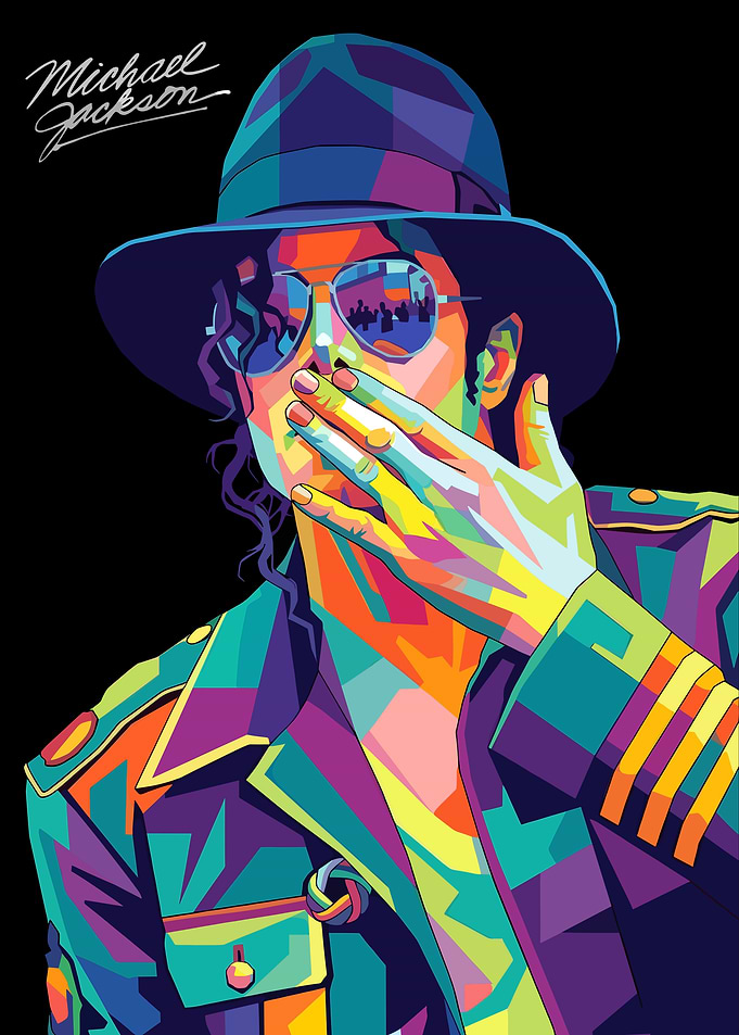 Michael Jackson Pop Art Portrait