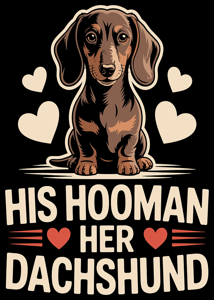 His Hooman Her Dachshund Dog