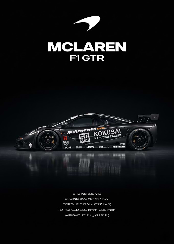 McLaren F1 GTR Race Car