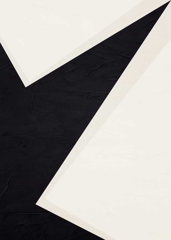 Abstract Black and White Geometric Design