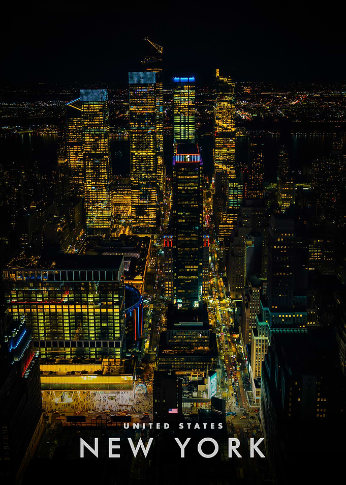 New York City Skyline at Night
