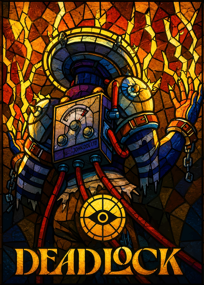 Deadlock Stained Glass Art