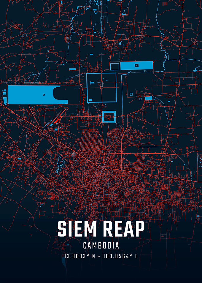 Siem Reap City Map