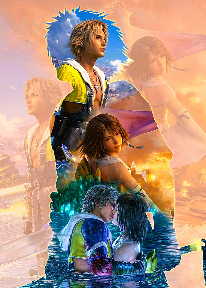 Final Fantasy X Tidus and Yuna