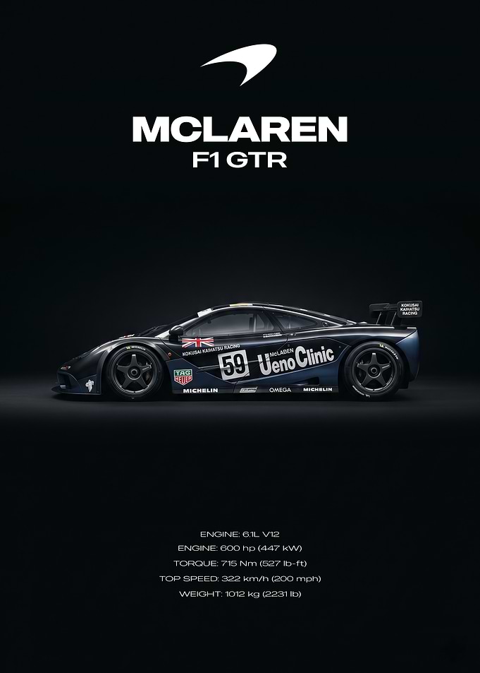 McLaren F1 GTR Race Car