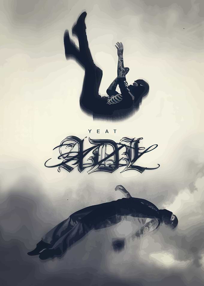 Yeat Album Art Falling Figures