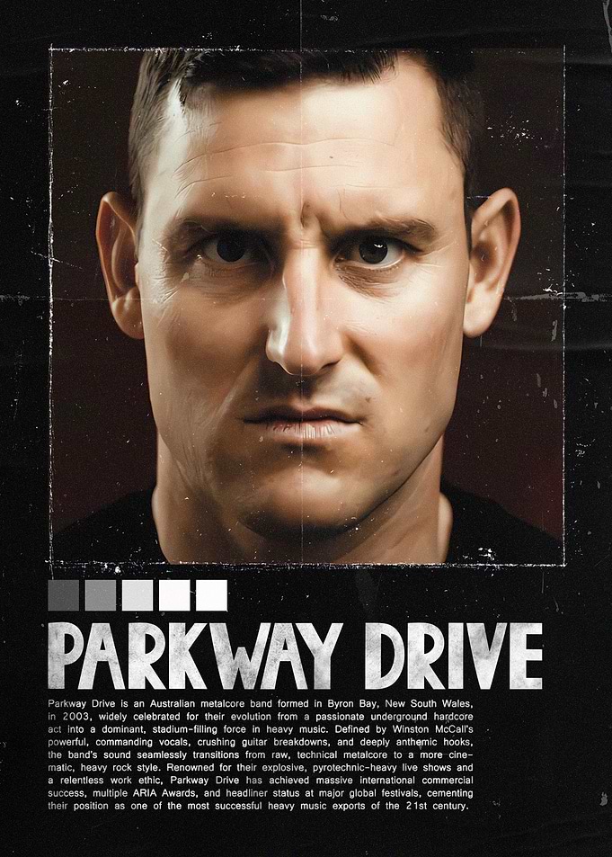 Parkway Drive Band Poster