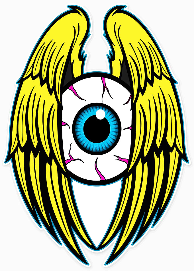 Eyeball with Wings Sticker