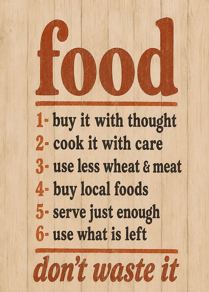 Food Waste Prevention Poster
