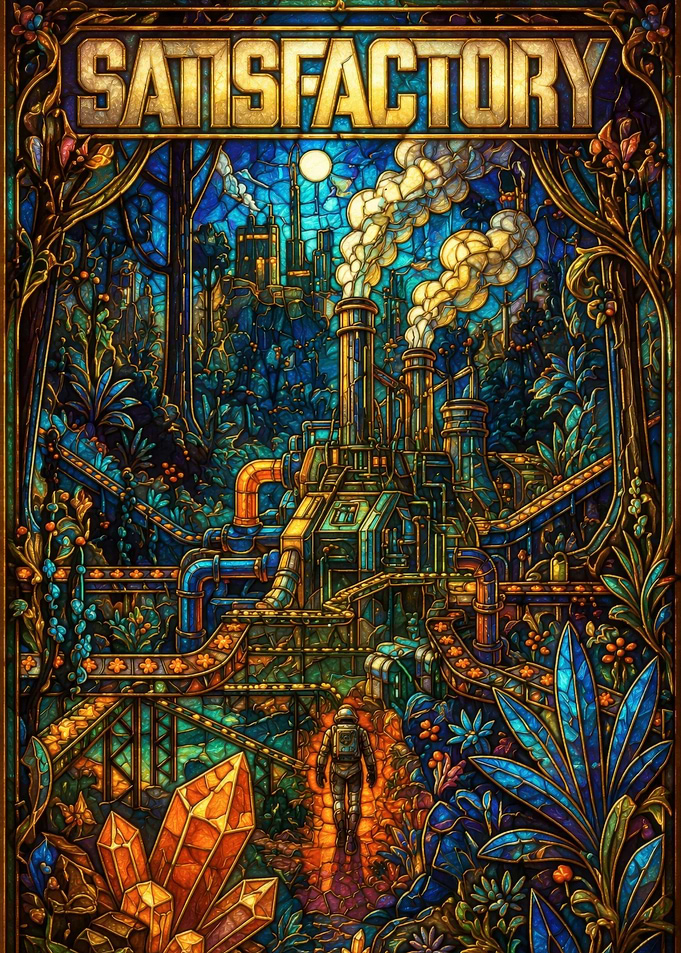 Satisfactory Game Art