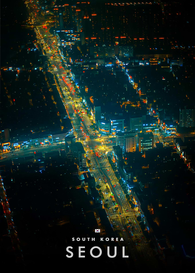 Seoul Cityscape at Night