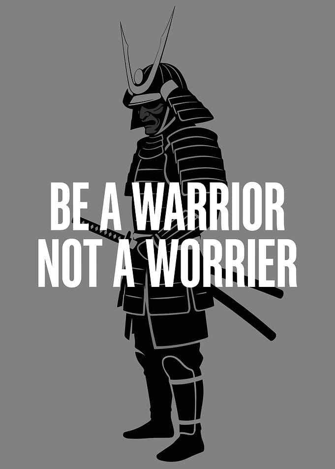 Samurai Warrior Motivational Quote