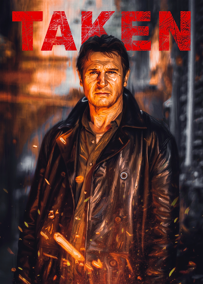Liam Neeson as Bryan Mills in Taken