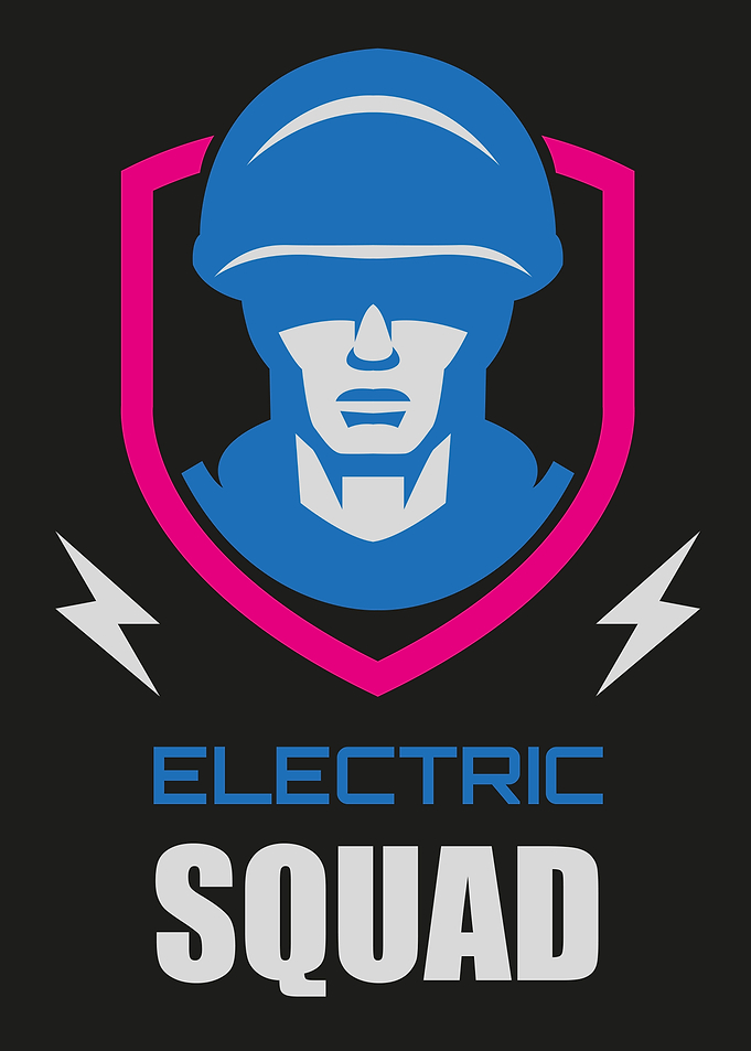 Electric Soldier Synthwave Emblem