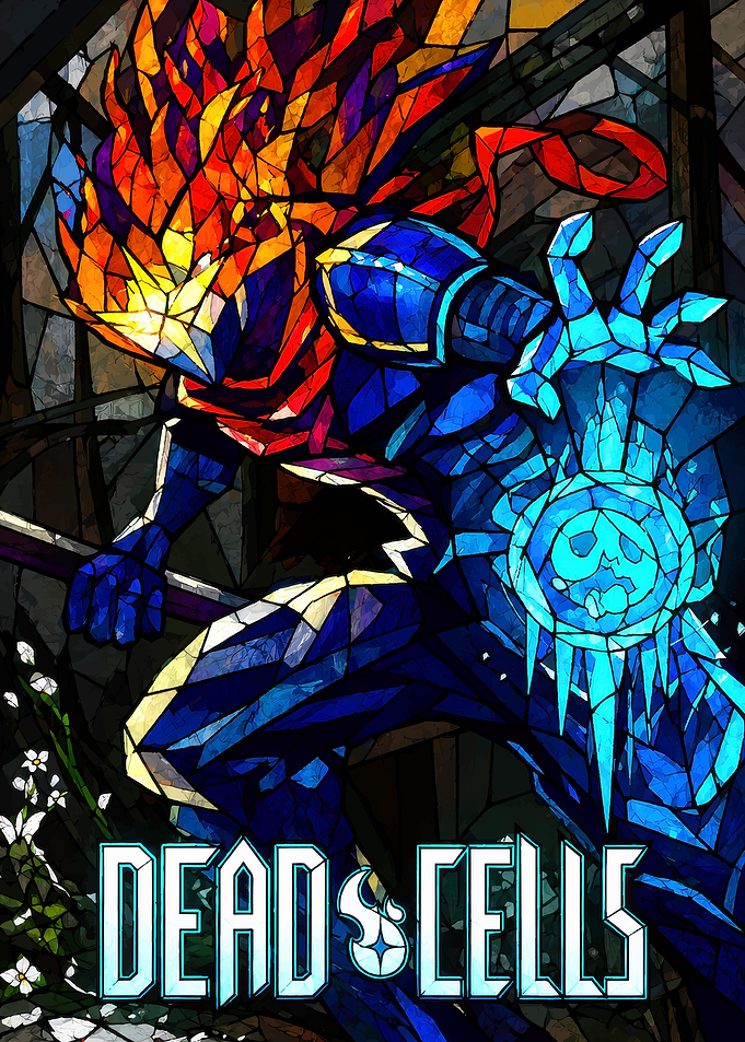 Dead Cells Stained Glass Art