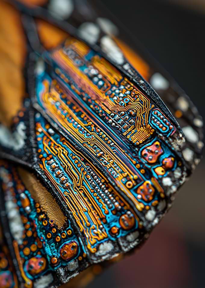 Cyberpunk Butterfly Wing
