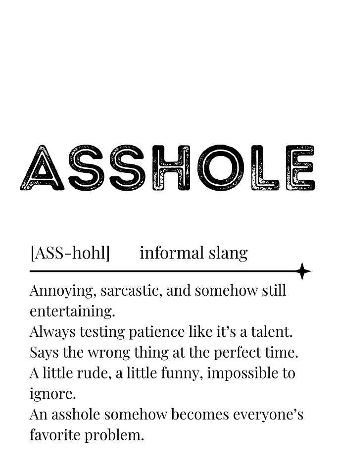Asshole Definition