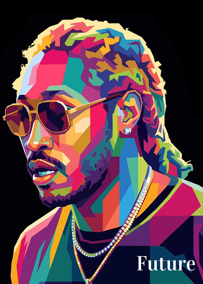 Future Pop Art Portrait