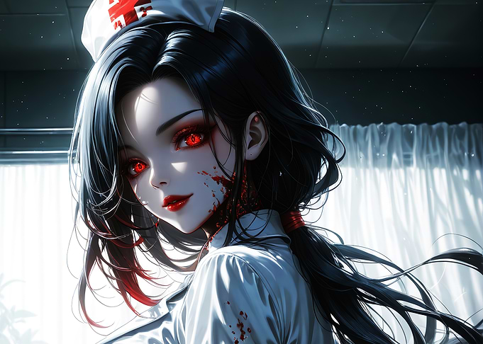 Bloody Nurse Anime Art
