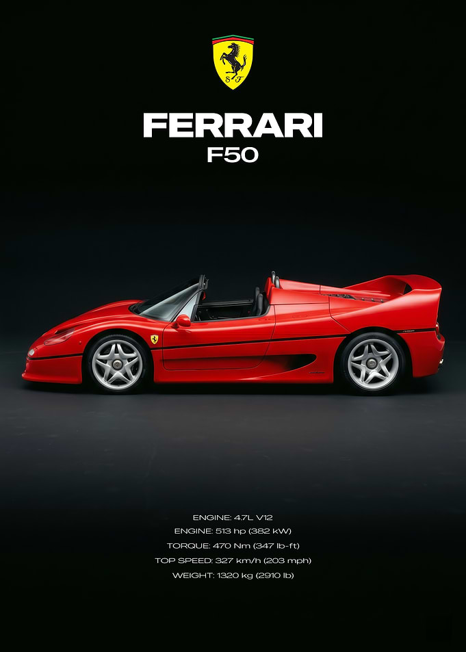 Ferrari F50 Supercar