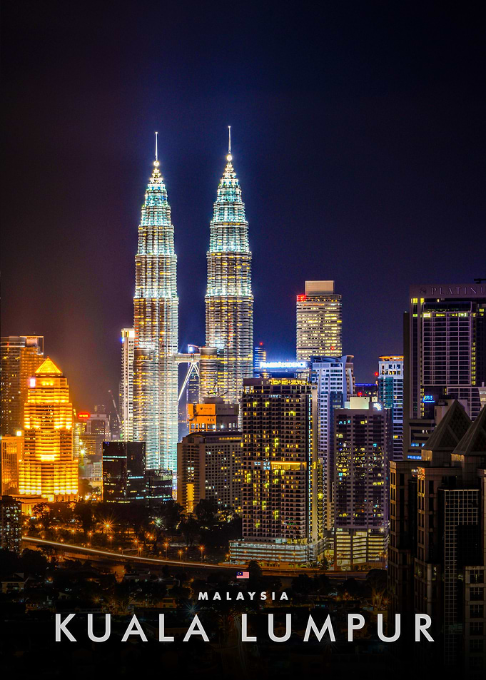 Kuala Lumpur Cityscape at Night
