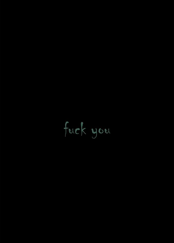 Fuck You Text Art