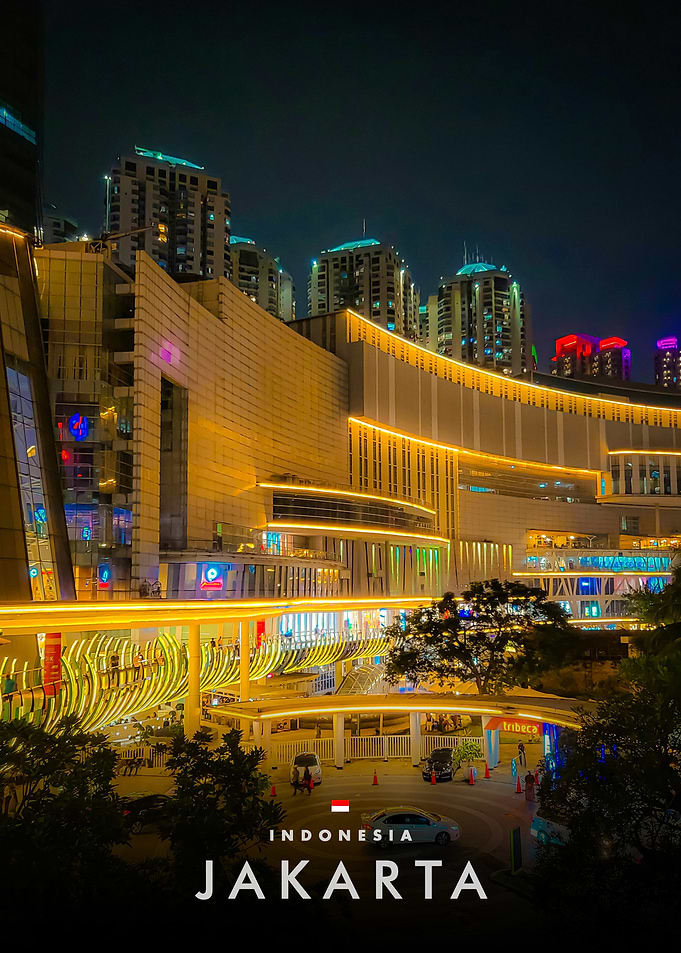 Jakarta Cityscape at Night