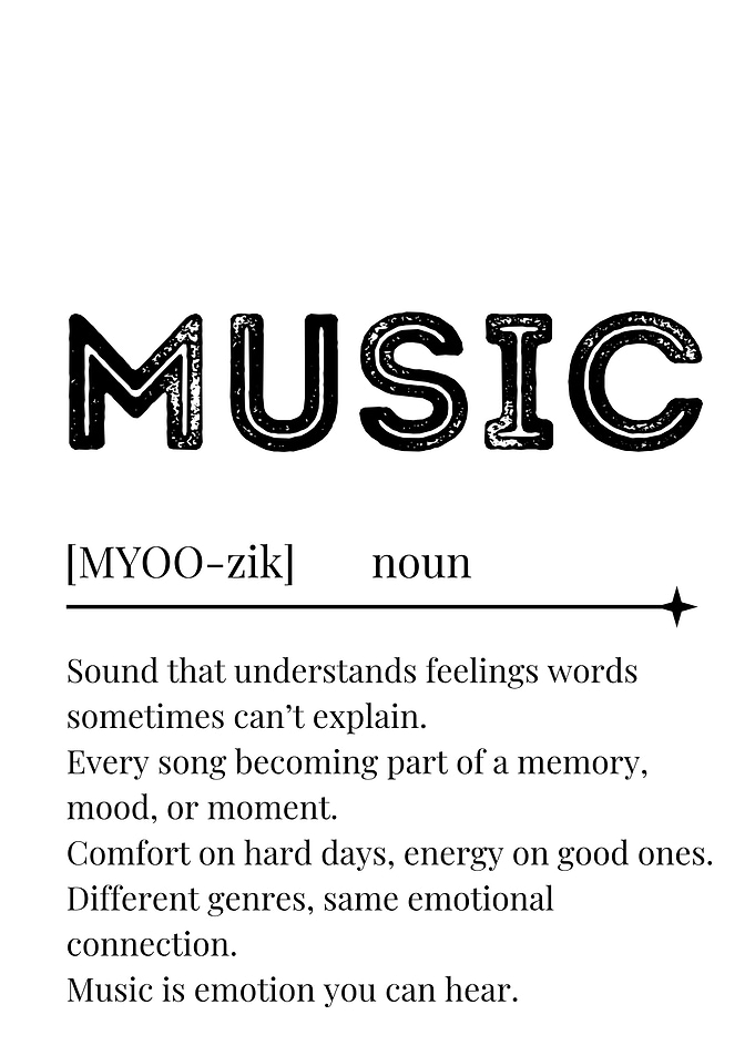 Music Definition Art