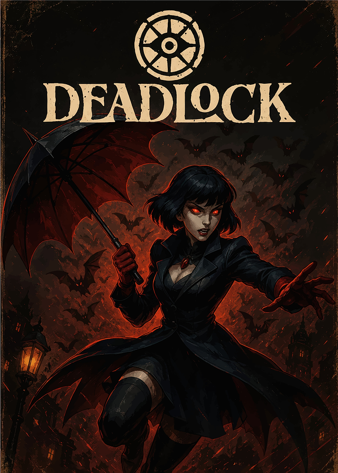 Deadlock Vampire Woman with Umbrella