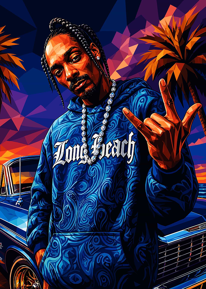 Snoop Dogg Long Beach Art