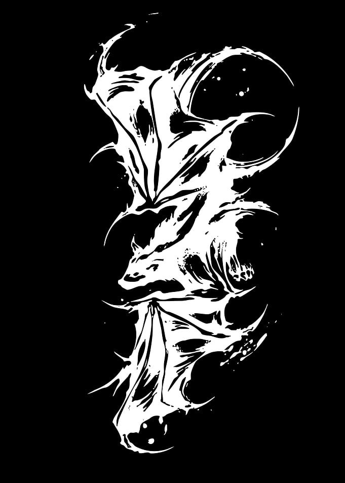 White Bat Creature Design