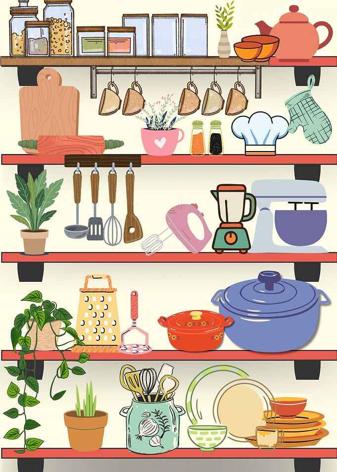 Kitchen Shelves