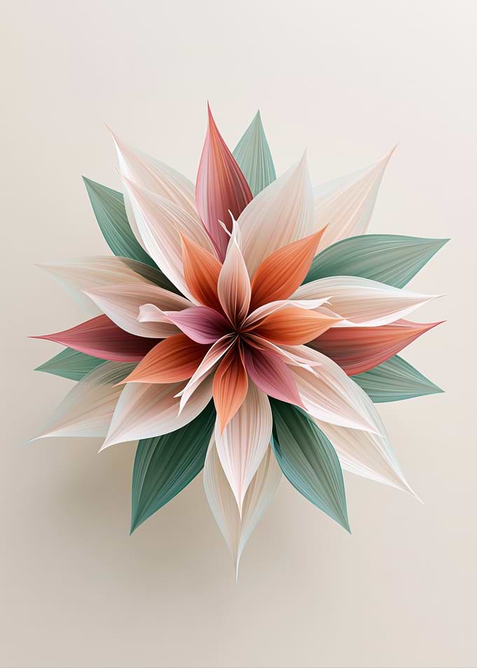 Abstract Floral Design