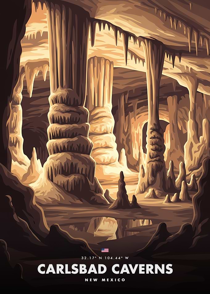 Carlsbad Caverns National Park Poster