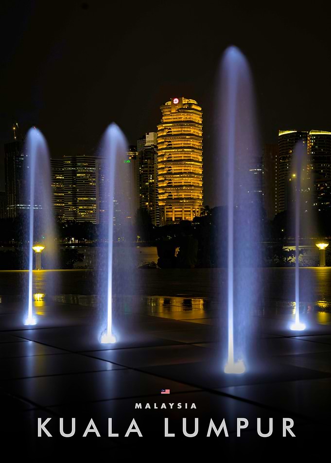Kuala Lumpur Cityscape at Night