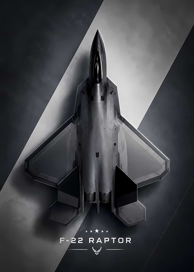 F-22 Raptor Top-Down View