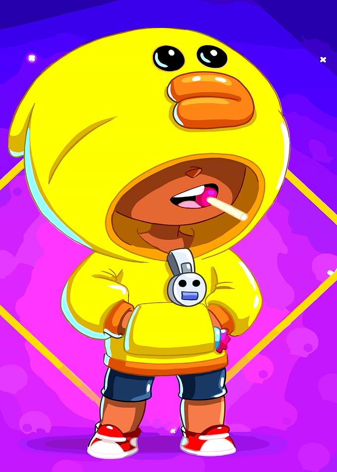 Cute Duck Hoodie Brawl stars