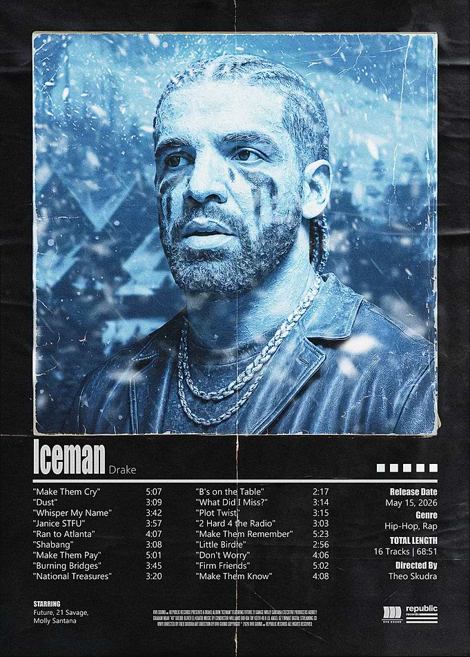 Drake Iceman Album Cover