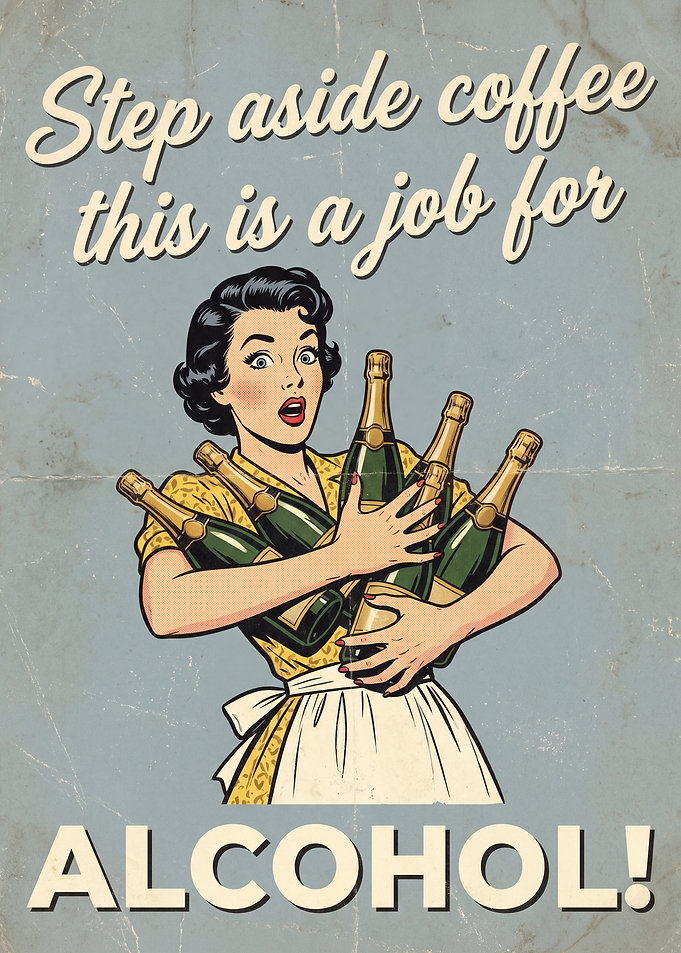 Step Aside Coffee This Is A Job For Alcohol