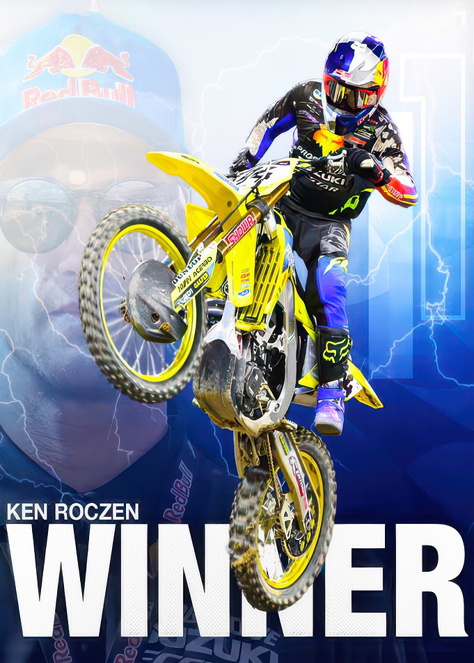 Ken Roczen Motocross Winner