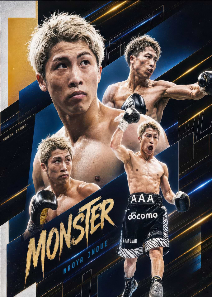 Naoya Inoue 'Monster' Boxing Poster