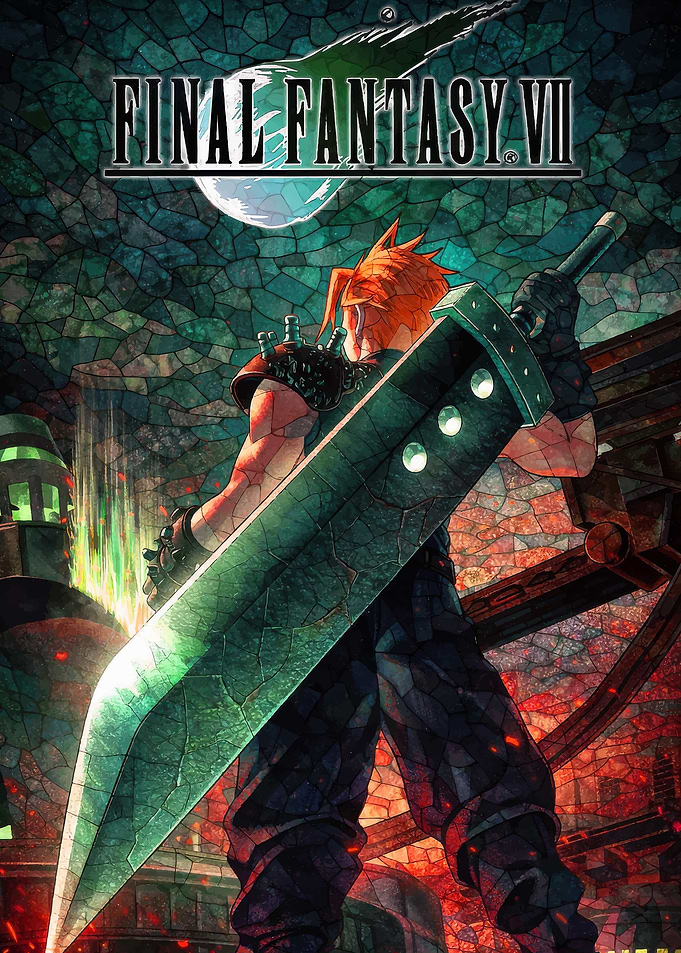 Cloud Strife with Buster Sword