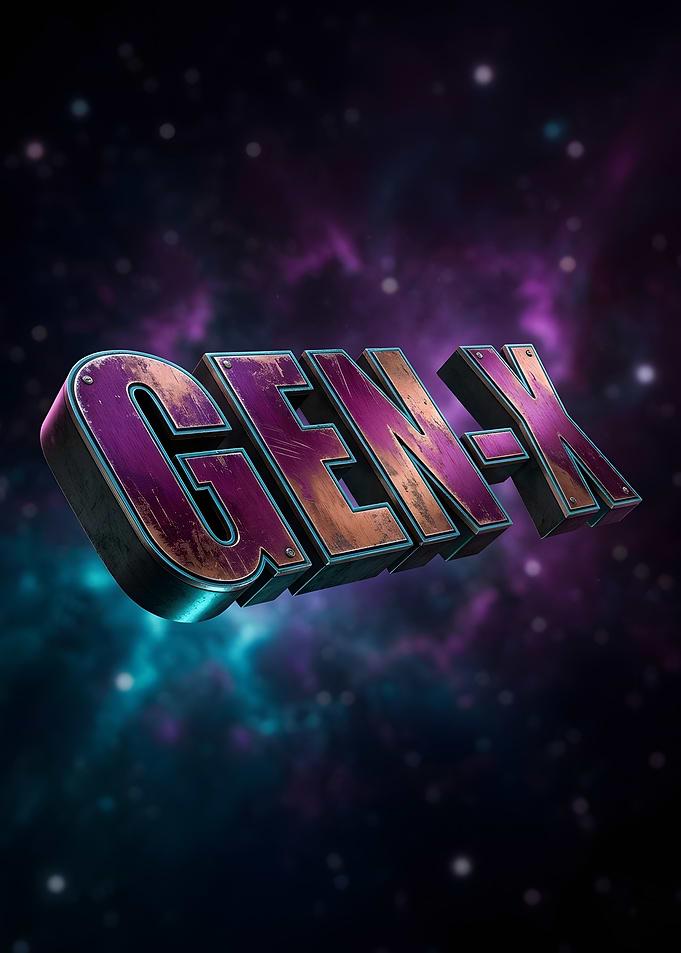Gen-X Text Art